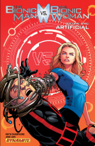 book cover for The Bionic Man Vs The Bionic Woman