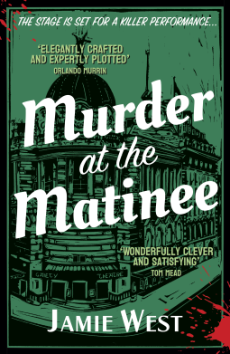 book cover for Murder at the Matinee