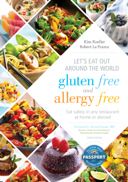 book cover for Let's Eat Out Around the World Gluten Free and Allergy Free, Fourth Edition