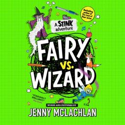 book cover for Stink: Fairy vs Wizard