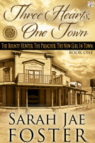 book cover for Three Hearts, One Town