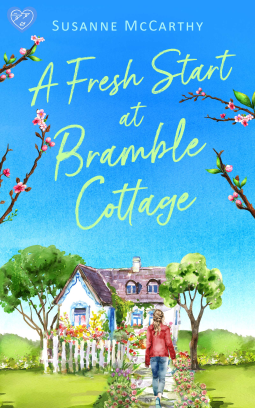 book cover for A FRESH START AT BRAMBLE COTTAGE