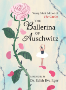 book cover for The Ballerina of Auschwitz