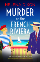 book cover for Murder on the French Riviera (A Miss Underhay Mystery Book 16)