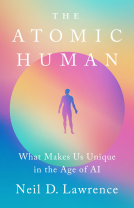 book cover for The Atomic Human