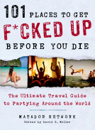 book cover for 101 Places to Get F*cked Up Before You Die
