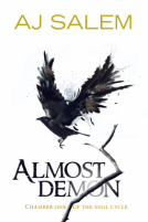 book cover for Almost Demon