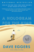 book cover for A Hologram for the King