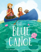 book cover for The Blue Canoe