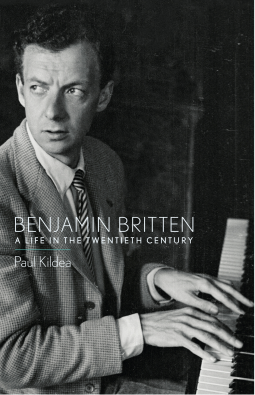 book cover for Benjamin Britten