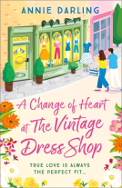 book cover for A Change of Heart at the Vintage Dress Shop