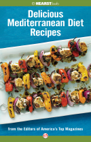 book cover for Delicious Mediterranean Diet Recipes