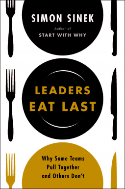 book cover for Leaders Eat Last