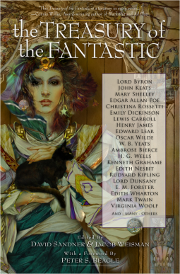book cover for The Treasury of the Fantastic