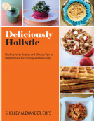 book cover for Deliciously Holistic