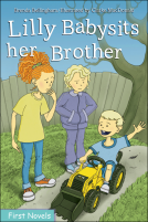 book cover for Lilly Babysits her Brother