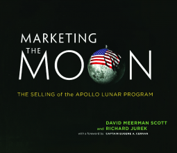 book cover for Marketing the Moon
