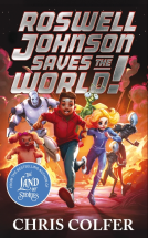book cover for Roswell Johnson Saves the World!