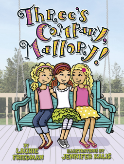 book cover for Three's Company, Mallory!