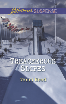 book cover for Treacherous Slopes