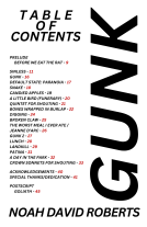 book cover for GUNK