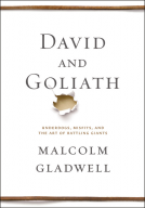 book cover for David and Goliath