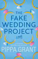 book cover for The Fake Wedding Project
