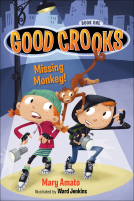 book cover for Good Crooks Book One: Missing Monkey!