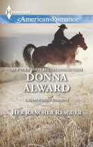 book cover for Her Rancher Rescuer