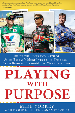 book cover for Playing with Purpose: NASCAR