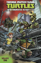 book cover for Teenage Mutant Ninja Turtles: New Animated Adventures Volume 1