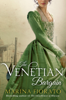 book cover for The Venetian Bargain