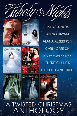 book cover for Unholy Nights: A Twisted Christmas Anthology