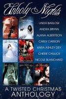 book cover for Unholy Nights: A Twisted Christmas Anthology