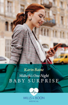 book cover for Midwife's One-Night Baby Surprise