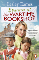 book cover for Evacuees at the Wartime Bookshop
