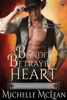 book cover for A Bandit's Betrayed Heart