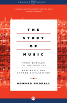 book cover for The Story of Music