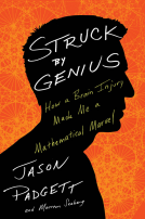 book cover for Struck By Genius
