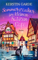 Buchcover für Sommerzauber im kleinen Katzen-Café
