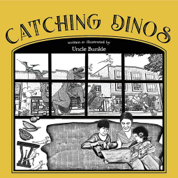 book cover for Catching Dinos
