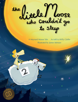 book cover for The Little Moose Who Couldn't Go to Sleep