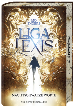 Buchcover für Liga Lexis – Nachtschwarze Worte