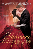 book cover for The Heiress Masquerade