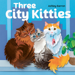 book cover for Three City Kitties