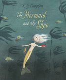 book cover for The Mermaid and the Shoe