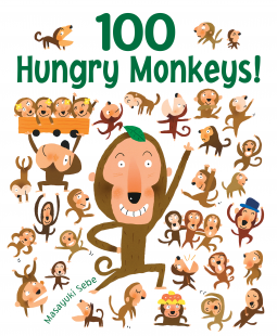 book cover for 100 Hungry Monkeys!