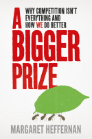 book cover for A Bigger Prize