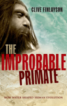 book cover for The Improbable Primate