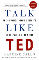 book cover for Talk Like TED